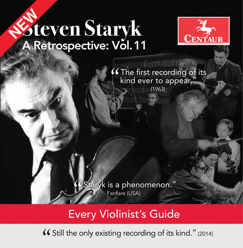 the album cover for Steven Staryk - Retrospective / Every Violinist's Guide