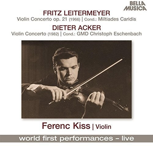 the album cover for Acker / Kiss - Violin Concerto