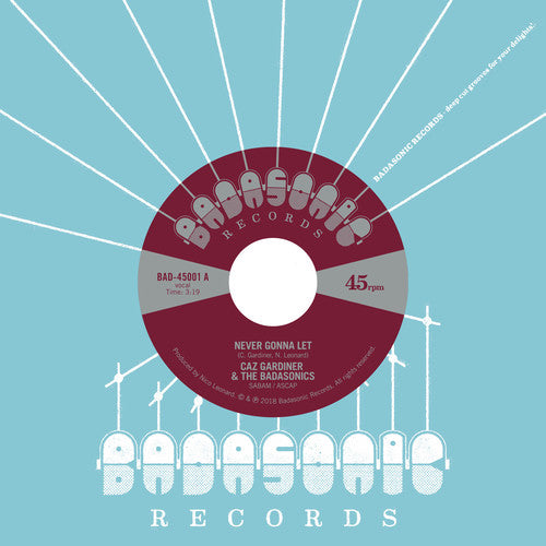 the album cover for Caz Gardiner - Never Gonna Let / Tic Tac Toe