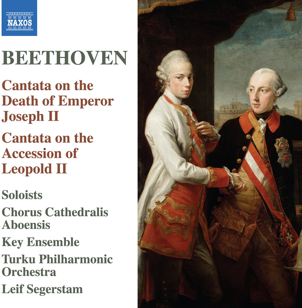 the album cover for Beethoven / Segerstam / Lehesvuori - Cantata on the Death