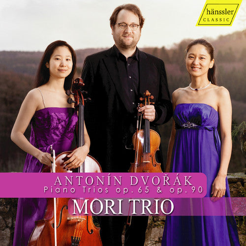 the album cover for Dvorak / Mori Trio - Piano Trios 65 & 90