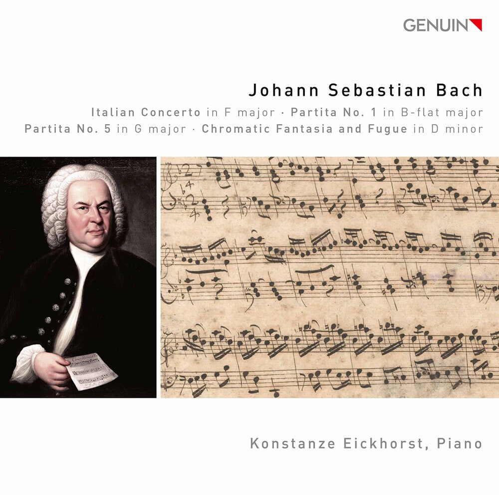 the album cover for J Bach S / Eickhorst - Italian Concerto