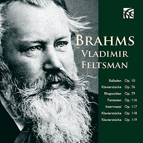 the album cover for Brahms / Feltsman - Works for Piano