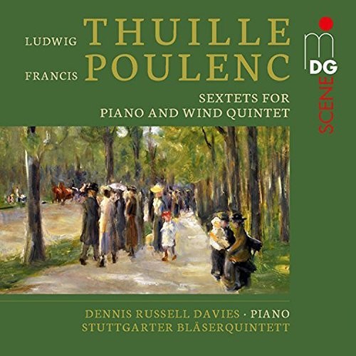 the album cover for Poulenc / Davies - Sextets for Piano & Wind Quintet
