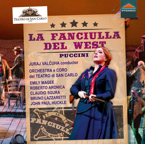 the album cover for Puccini / Magee / Valentino - Fanciulla Del West