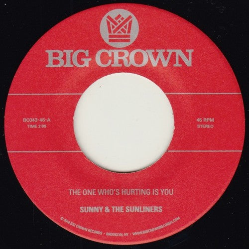 Sunny & Sunliners - The One Who's Hurting You Is / Should I Take You Home Vinyl Record