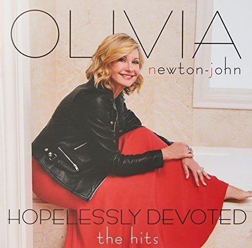 the album cover for Olivia Newton-John - Hopelessly Devoted: The Hits
