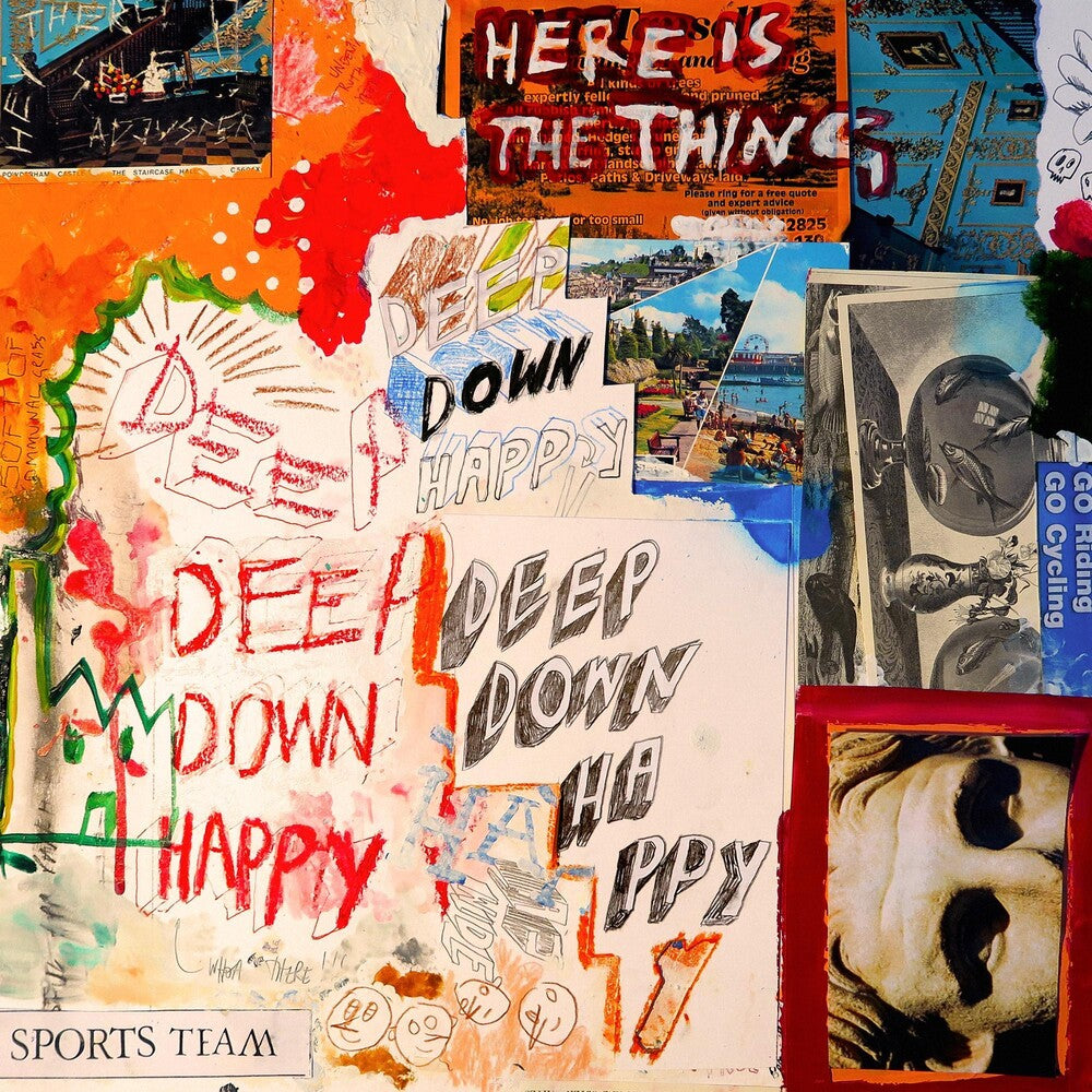 the album cover for Sports Team - Deep Down Happy