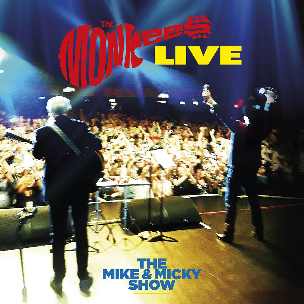the album cover for The Monkees - Mike And Micky Show Live