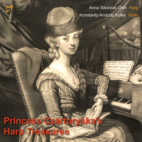 the album cover for Thomas / Lentz - Princess Czartoryska's Harp Treasures