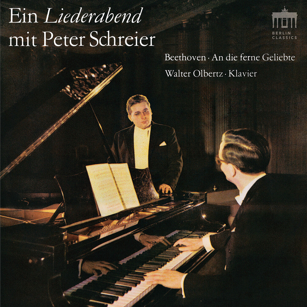 the album cover for Beethoven / Schreier / Olbertz - Ein Liederabend Mit Peter SCHR