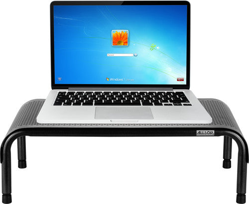 Allsop 31630 Ergo 3 Adj Monitor Stand Pearl Black - Allsop 31630 Ergo 3 Adj Monitor Stand Pearl Black - Computer Accessories