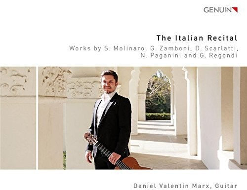 the album cover for Scarlatti / Marx - Italian Recital