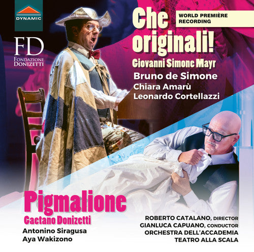 the album cover for Donizetti / Siragusa / Bianco - Pigmalione / Che Originali
