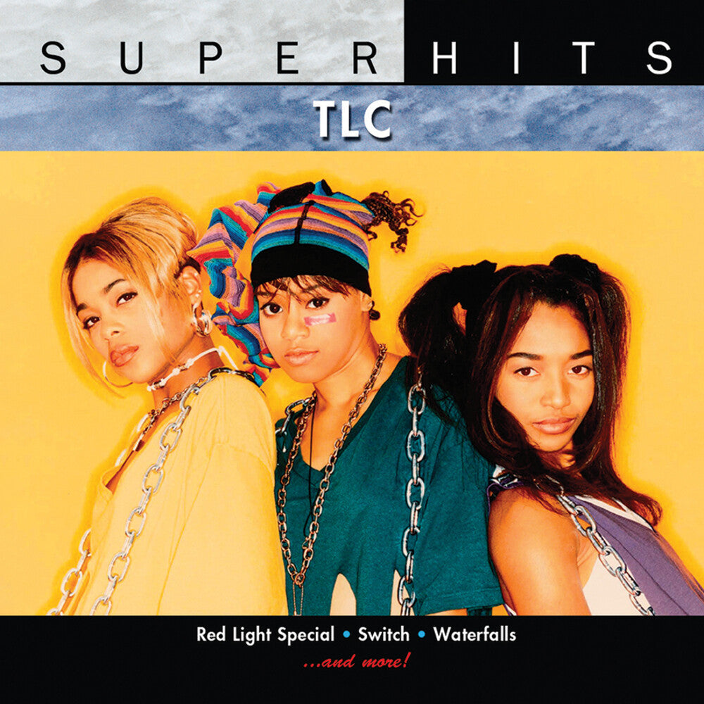 the album cover for TLC - Super Hits: TLC