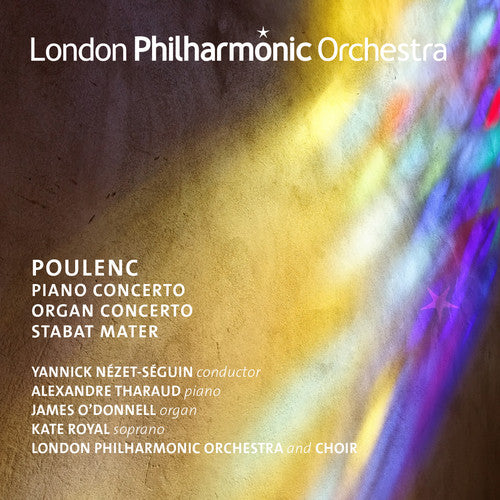 the album cover for Poulenc - Piano Concerto / Organ Concerto