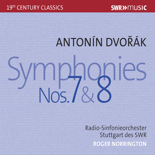 the album cover for Dvorak - Symphonies 7 & 8
