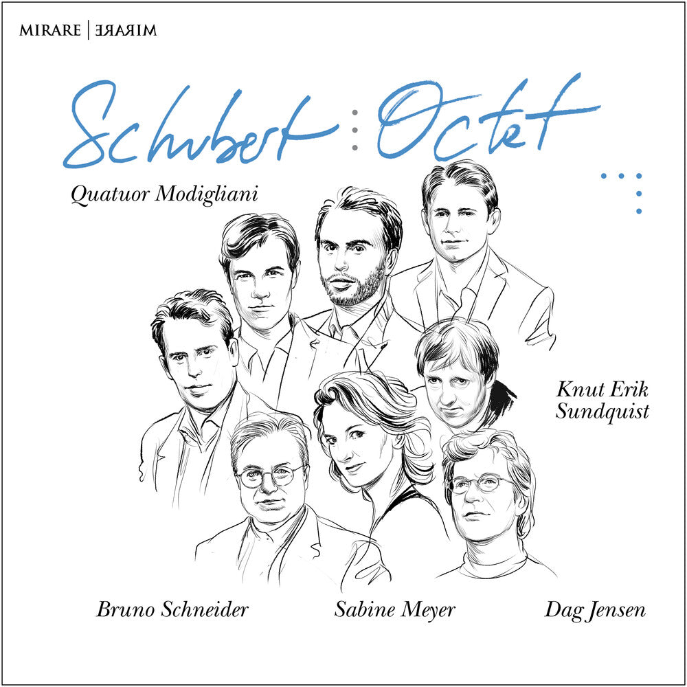 the album cover for Modigliani Quartet - Schubert: Octet