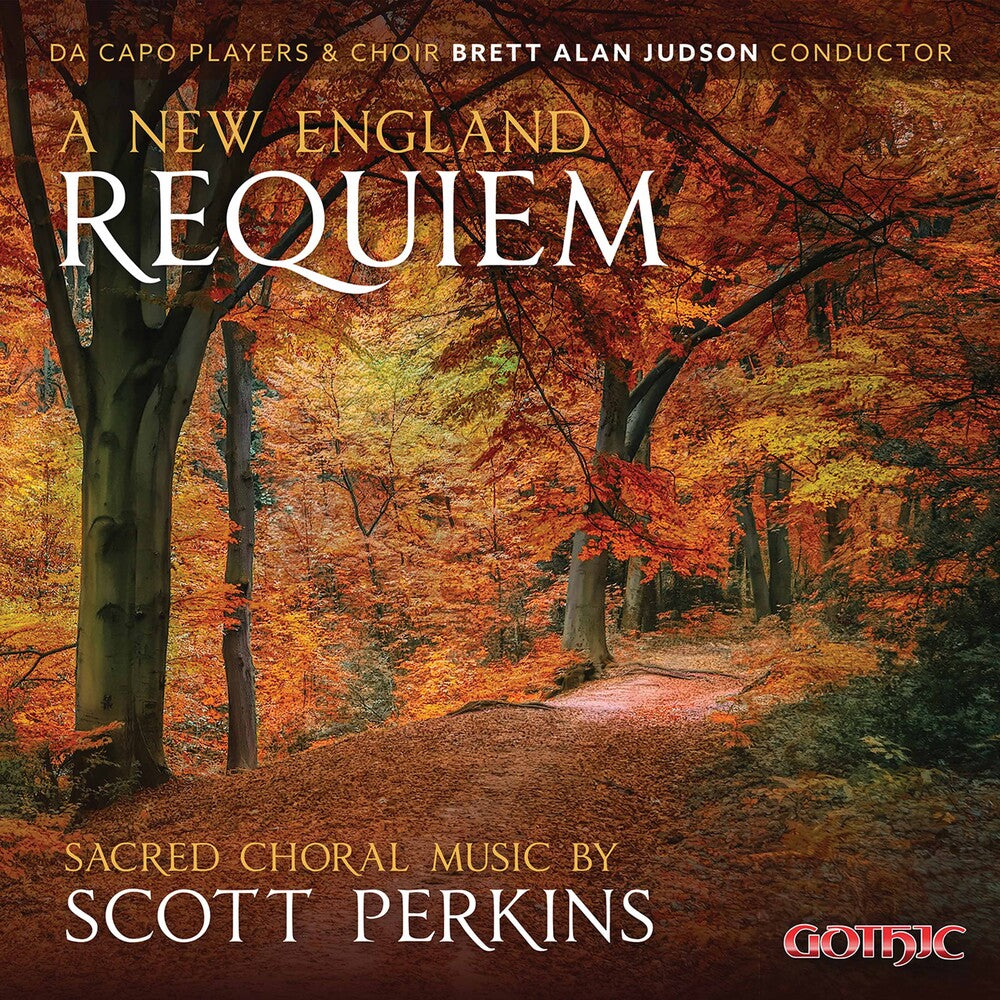 the album cover for Perkins / Judson / Mueller - New England Requiem