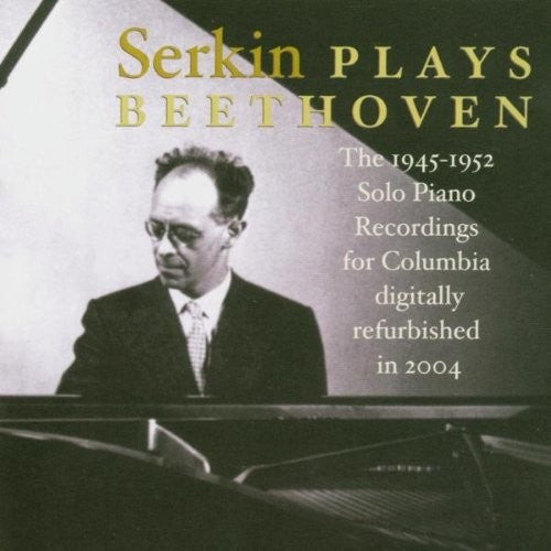 the album cover for Rudolf Serkin - Rudolf Serkin Plays Beethoven