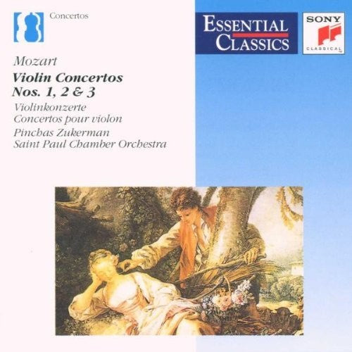 the album cover for Zukerman / st Paul Chamber Orchestra - Violin Concertos
