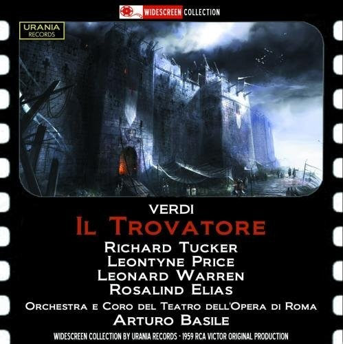 the album cover for Warren / Price / Elias - Il Trovatore