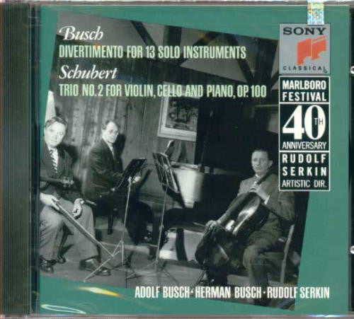 Serkin / Rose / Levine - Marlboro Fest 40th Anniversary - Music CD