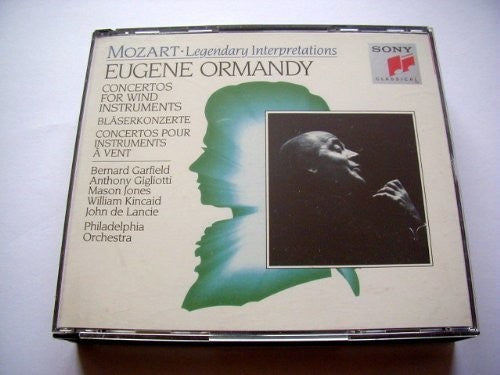 the album cover for Philadelphia Orchestra / Ormandy - Mozart Legendary Interpretatio
