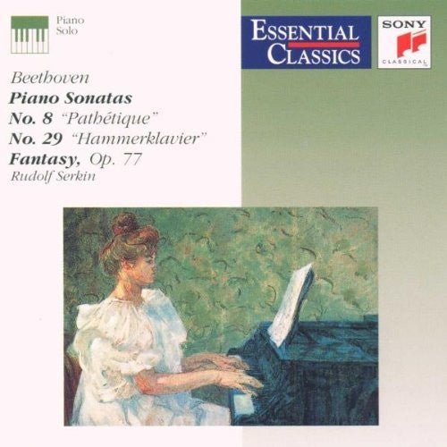 the album cover for Rudolf Serkin - Piano Sonatas 8