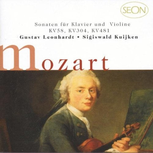 the album cover for Leonhardt / Kuijken - Sonaten Fur Klavier