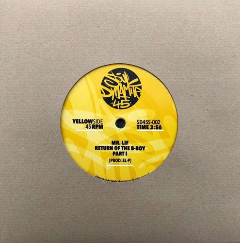 Mr. Lif - Return of the B-Boy Part 1 & Part 2 Vinyl Record