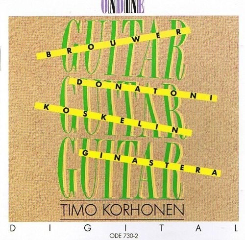 the album cover for Korhonen - 20th Century Guitar Works