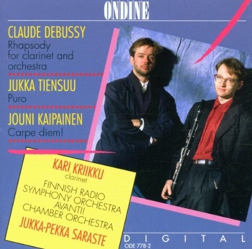the album cover for Kriikku / Saraste - Rhapsody for Clarinet
