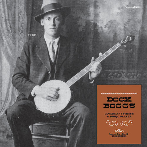 Dock Boggs - Legendary Singer & Banjo Player Vinyl Record