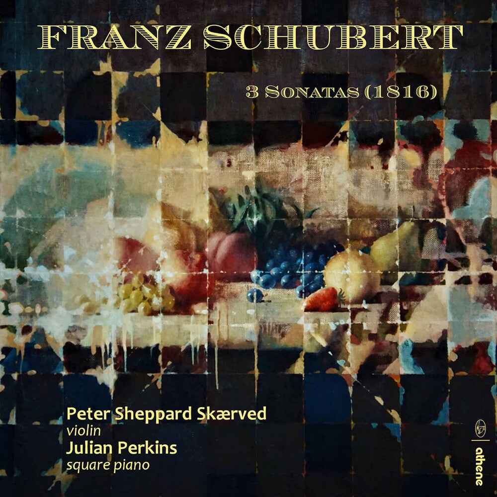 the album cover for Schubert / Skaerved / Perkins - 3 Sonatas (1816)