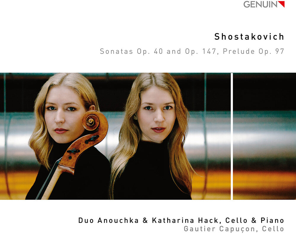 the album cover for Shostakovich / Hack - Sonatas 40