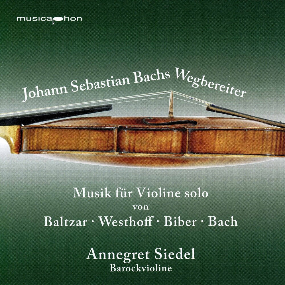 the album cover for Baltzar / Siedel - Bach's Predecessors