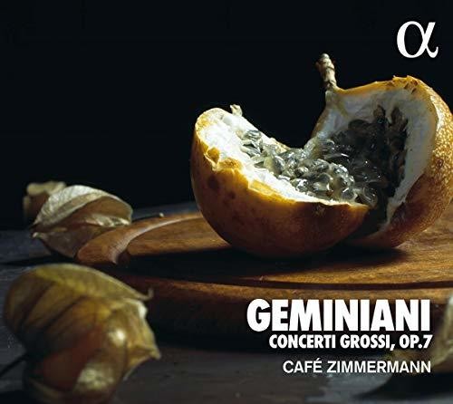the album cover for Geminiani / Zimmermann - Concerti Grossi 7