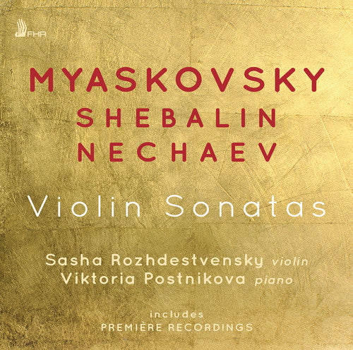 the album cover for Myaskovsky - Sonat for Violin & Piano 70