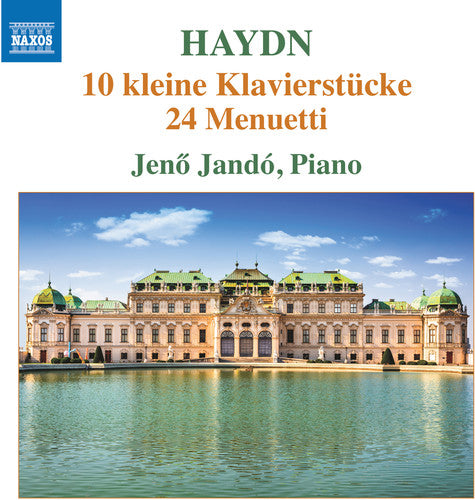 the album cover for Haydn / Jando - 10 Kleine Klavierstucke / 24 Menuetti