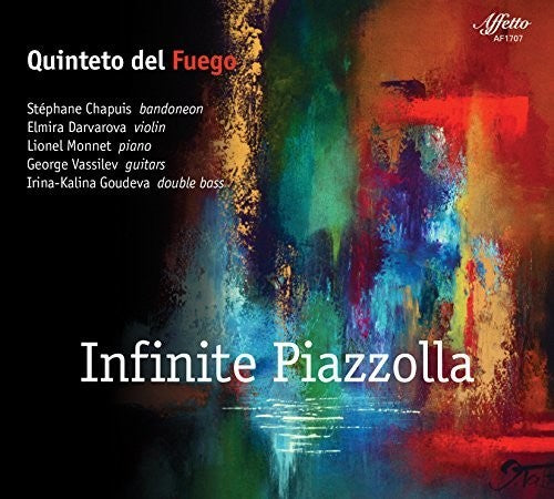 the album cover for Quinteto Del Fuego - Infinite Piazzolla