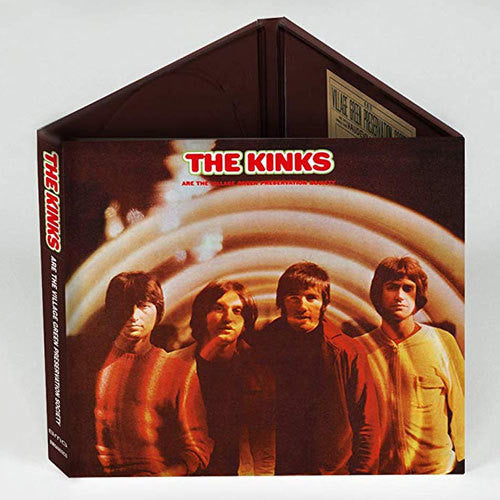 the album cover for The Kinks - Kinks Are The Village Green Preservation Society