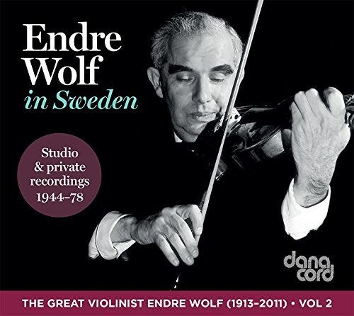 the album cover for Mozart / Wolf / Weber - Endre Wolf in Sweden 1944-1978