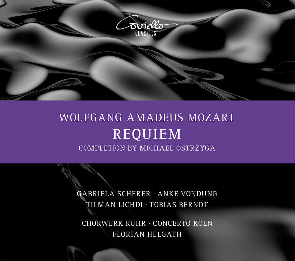the album cover for Mozart / Scherer / Helgath - Requiem