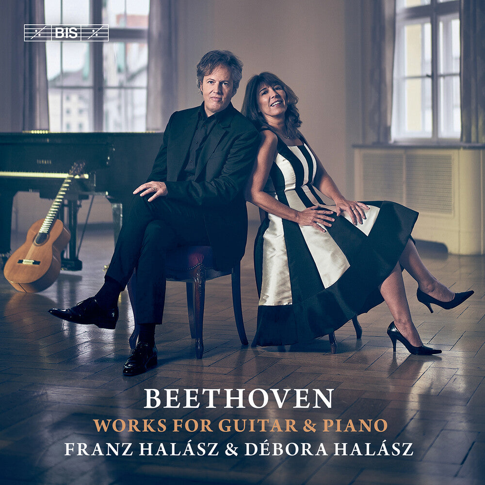 the album cover for Beethoven / Halasz - Works for Guitar & Piano