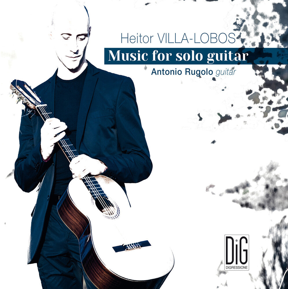 the album cover for Villa-Lobos / Rugolo - Music for Solo Guitar