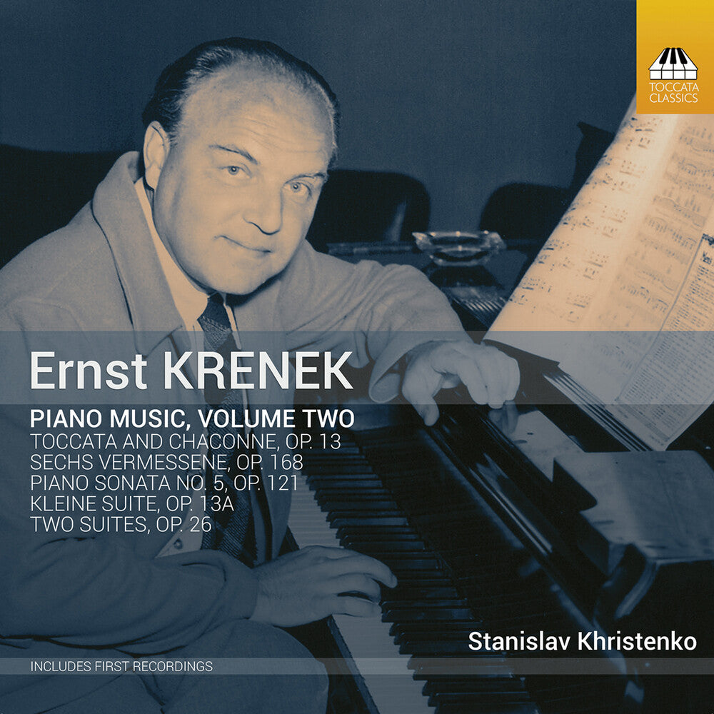 the album cover for Krenek / Khristenko - Piano Music 2