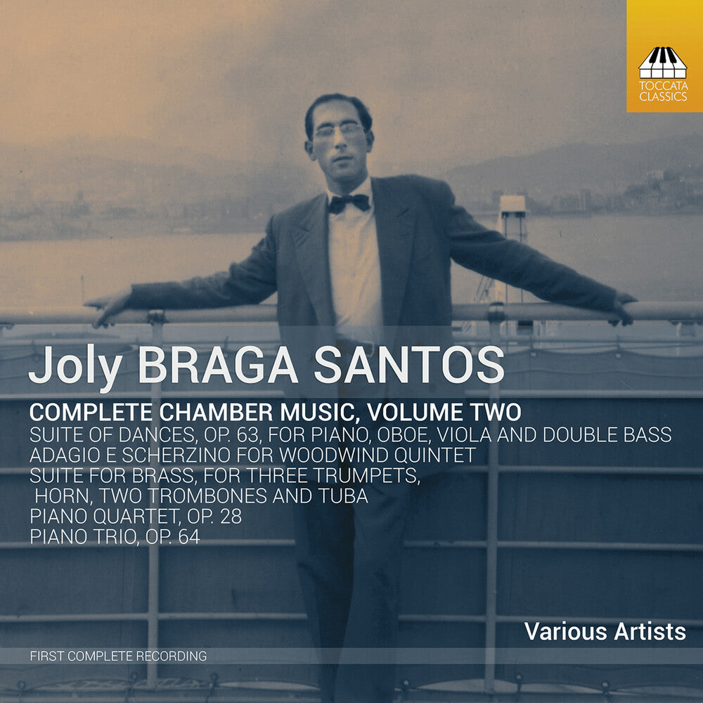 the album cover for Santos - Complete Chamber Music 2
