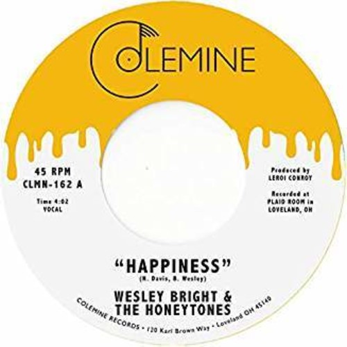 Wesley Bright & The Honeytones - Happiness Vinyl Record