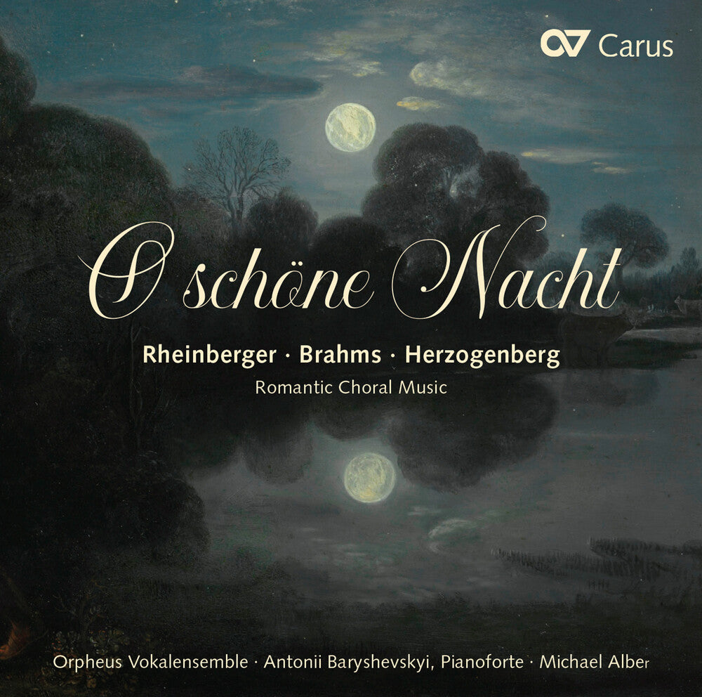 the album cover for Brahms / Alber / Baryshevskyi - O Schone Nacht